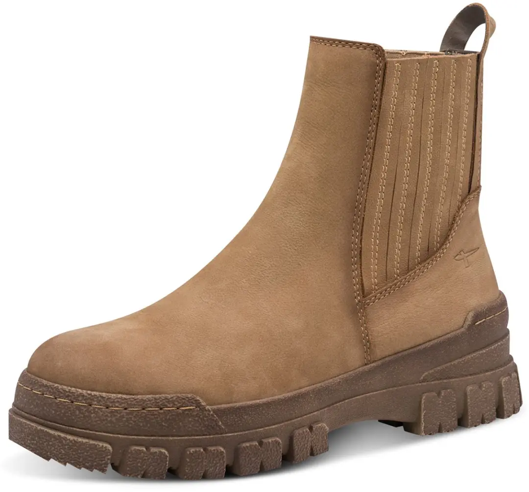 Tamaris dames leren Chelsea-laarsjes 1-25434-47-310 bruin