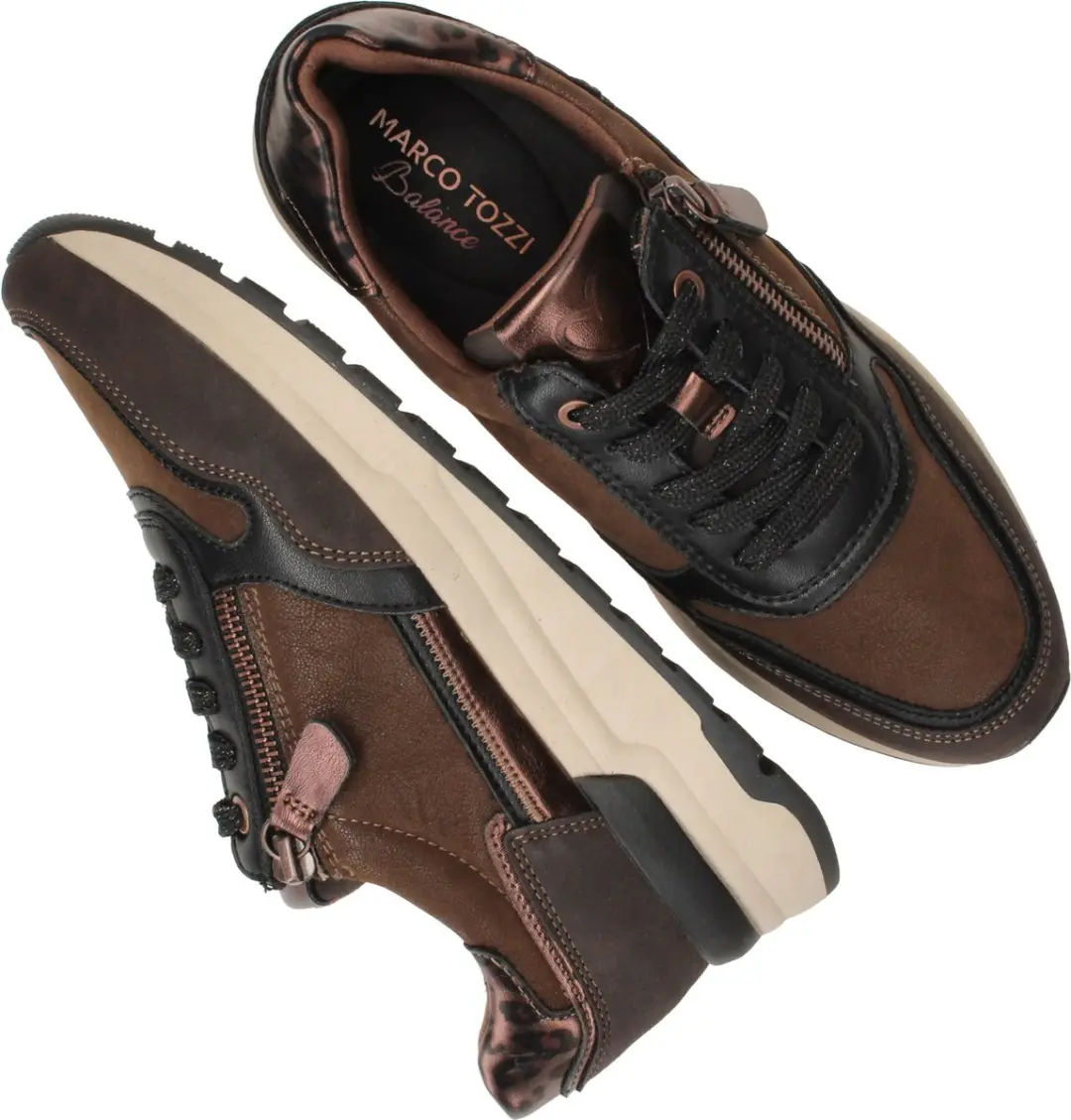 Marco Tozzi Dames Sneakers - Bruin - 41 - afbeelding 6 van 6
