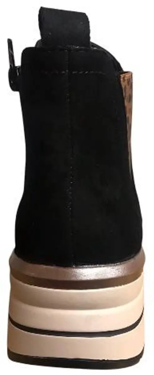 Remonte Suede C. Elastiek 4781 5 - Zwart/Panter - 43 - afbeelding 4 van 5