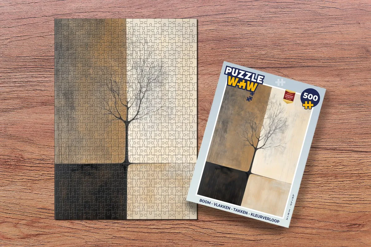 PuzzleWow Boom Puzzel 500 Stuks - Kleurverloop