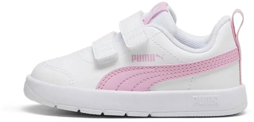 Puma Courtflex V3 V Schoenen Wit,Roze EU 19 Kinderen