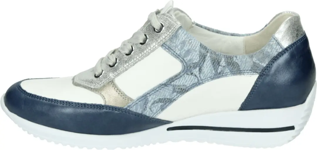 Waldläufer Himona Dames Veterschoenen - Jeansblauw - afbeelding 5 van 6