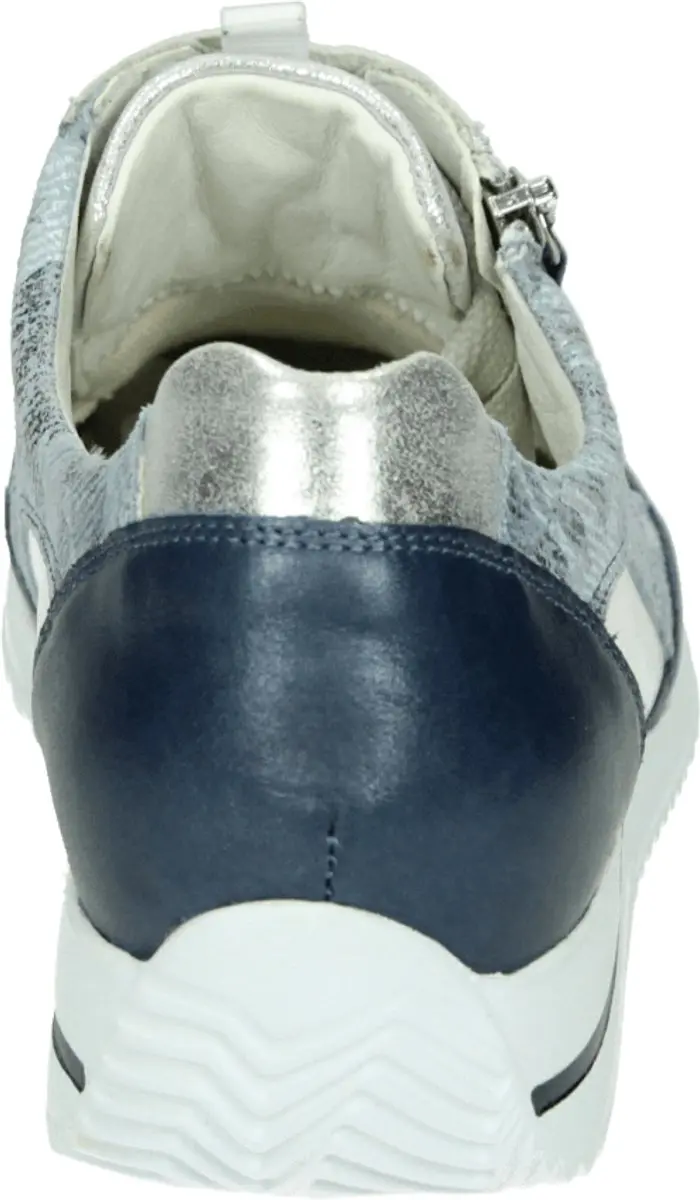Waldläufer Himona Dames Veterschoenen - Jeansblauw - afbeelding 4 van 6