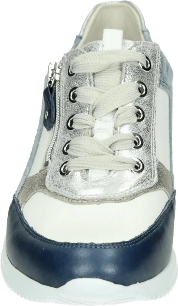 Waldläufer Himona Dames Veterschoenen - Jeansblauw - afbeelding 6 van 6