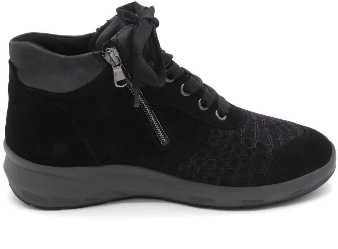 Wäldlaufer Bungeez Dames Enkelboot 831M80-600-001 - Zwart - Wijdte M - afbeelding 4 van 4