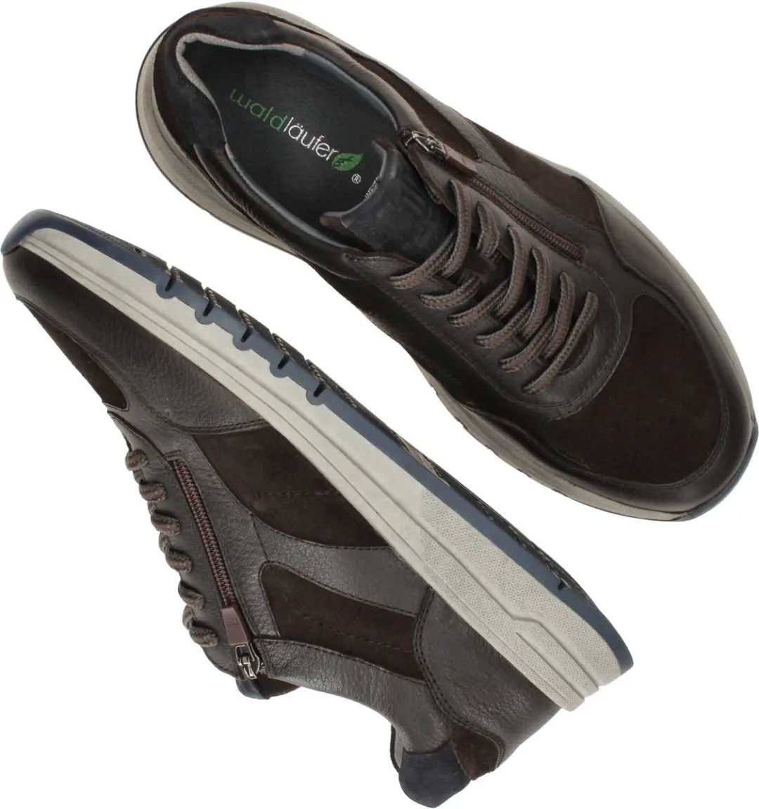 Waldläufer H-Anton Veterschoenen - Bruin - Maat 47 - afbeelding 3 van 6