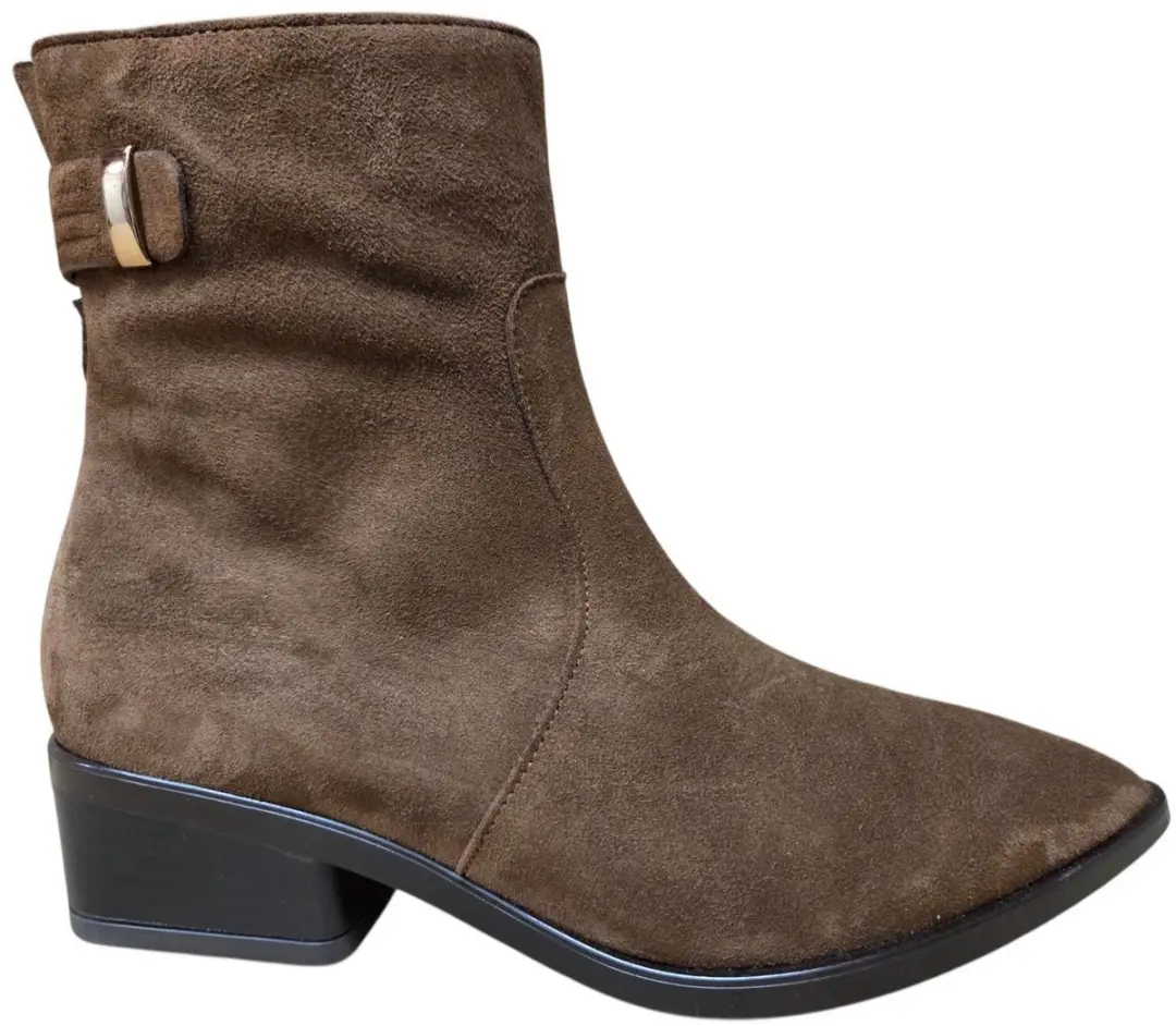 Gabor 8062.02.005 Enkellaarzen Bruin Suede Dames