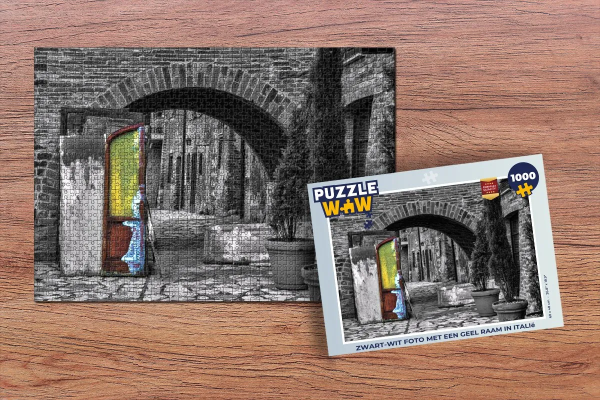PuzzleWow Legpuzzel 1000 Stuks - Multicolor