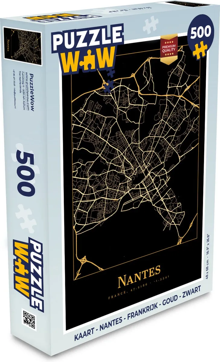 PuzzleWow Nantes Legpuzzel 500 Stuks