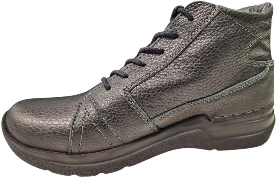 Wolky Why Dames Veterschoen 0660671-000 - Zwart