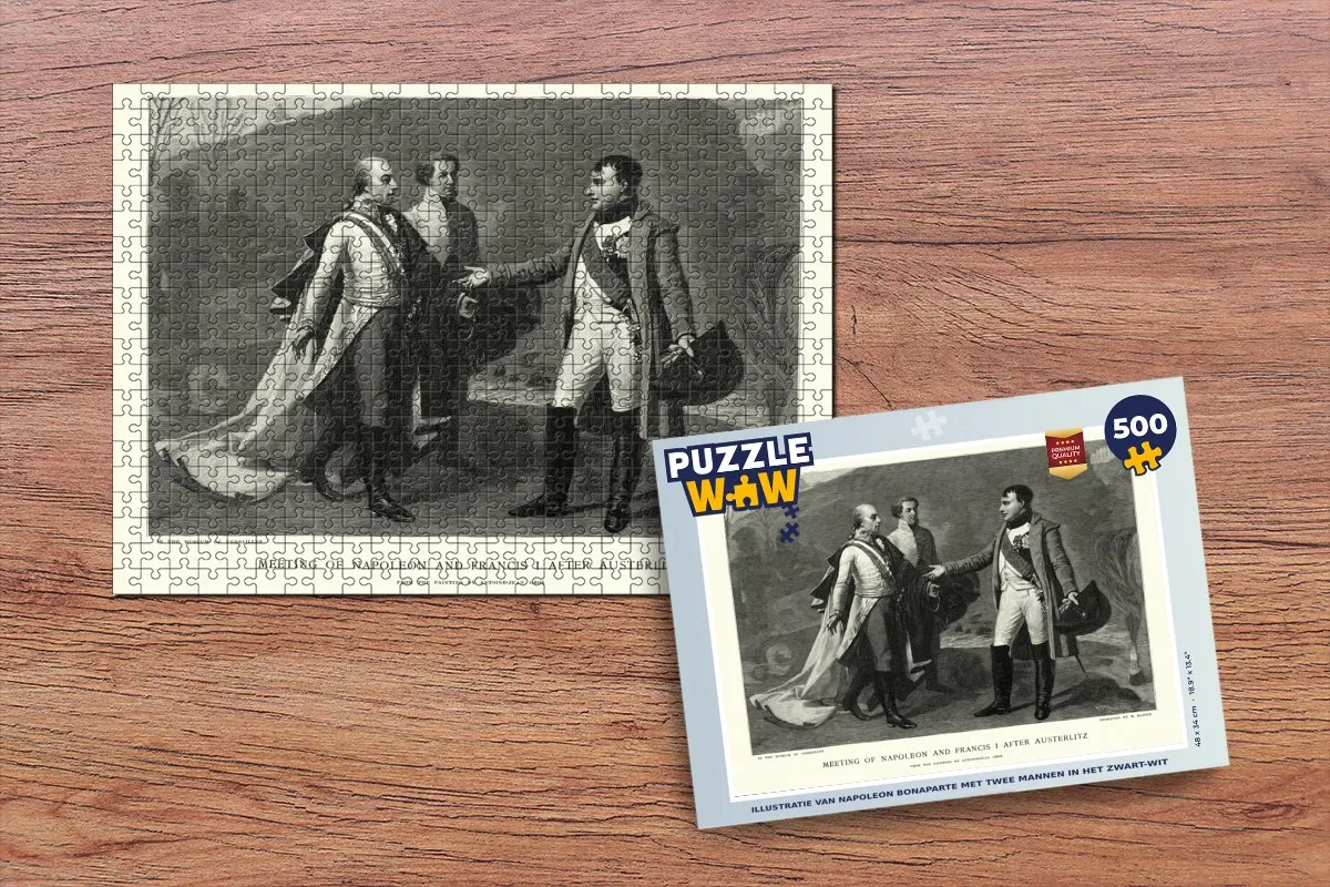 PuzzleWow Napoleon Bonaparte Legpuzzel 500 Stuks - Multicolor