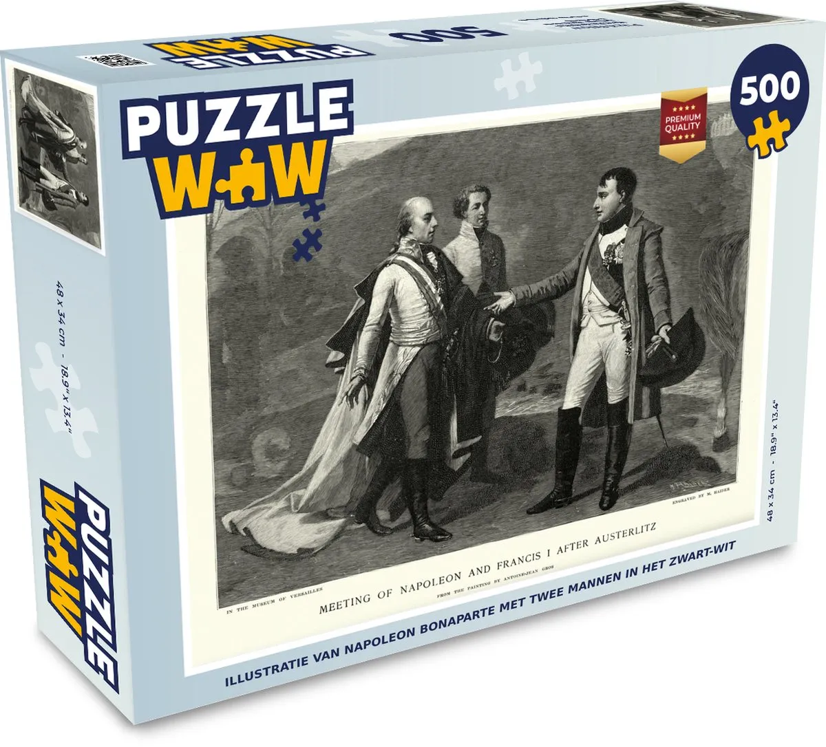 PuzzleWow Napoleon Bonaparte Legpuzzel 500 Stuks