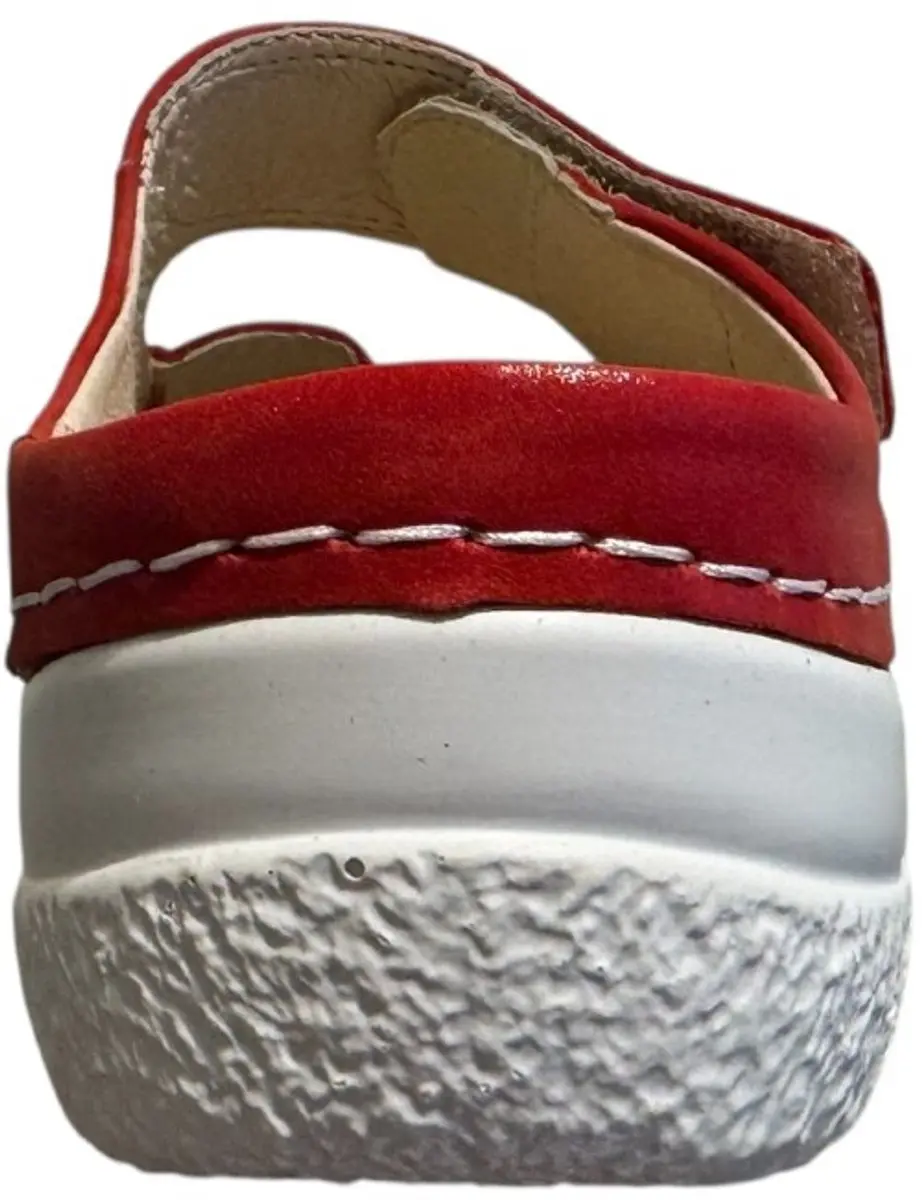Wolky Roll Slipper 0622736-570 - Rood Leer - 42 - afbeelding 6 van 6