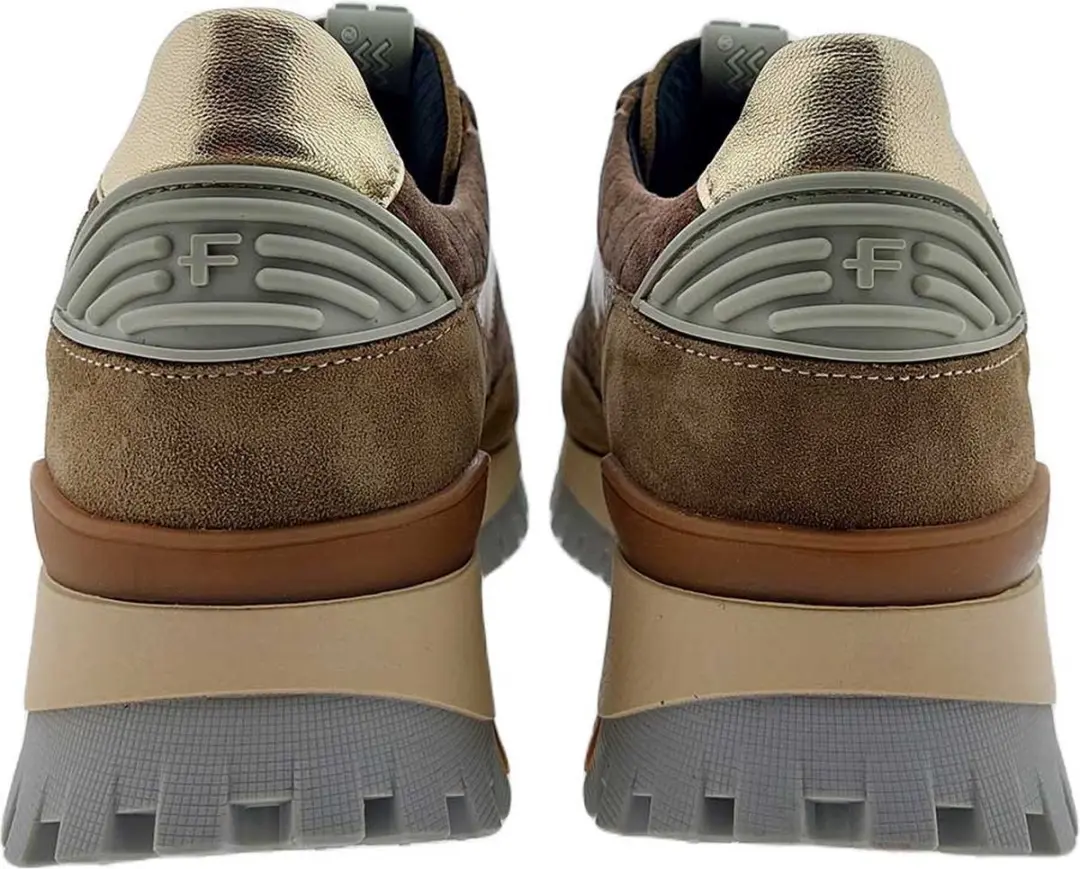 Floris van Bommel Dames Sneakers Grommi 01.00 - Maat 41 Taupe - afbeelding 6 van 6
