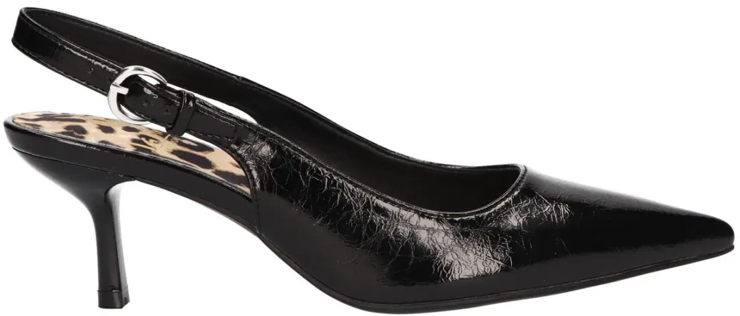La Strada Slingback Zwart Synthetisch