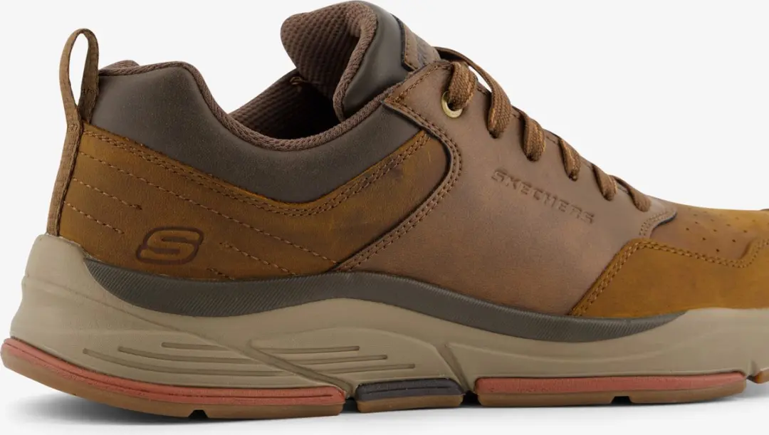 Skechers Benago-Treno Heren Sneakers 45 - Dark Brown