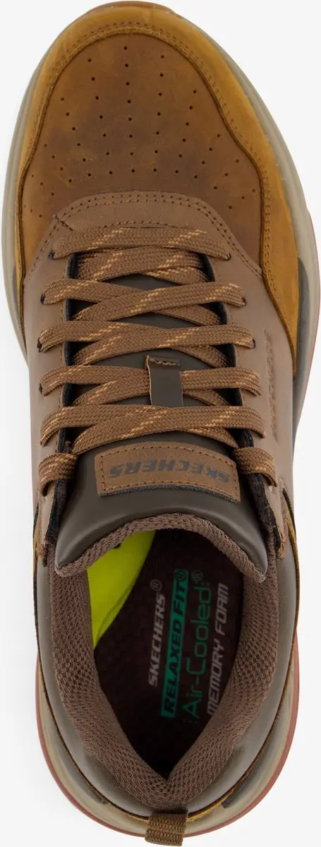 Skechers Benago-Treno Heren Sneakers 45 - Dark Brown