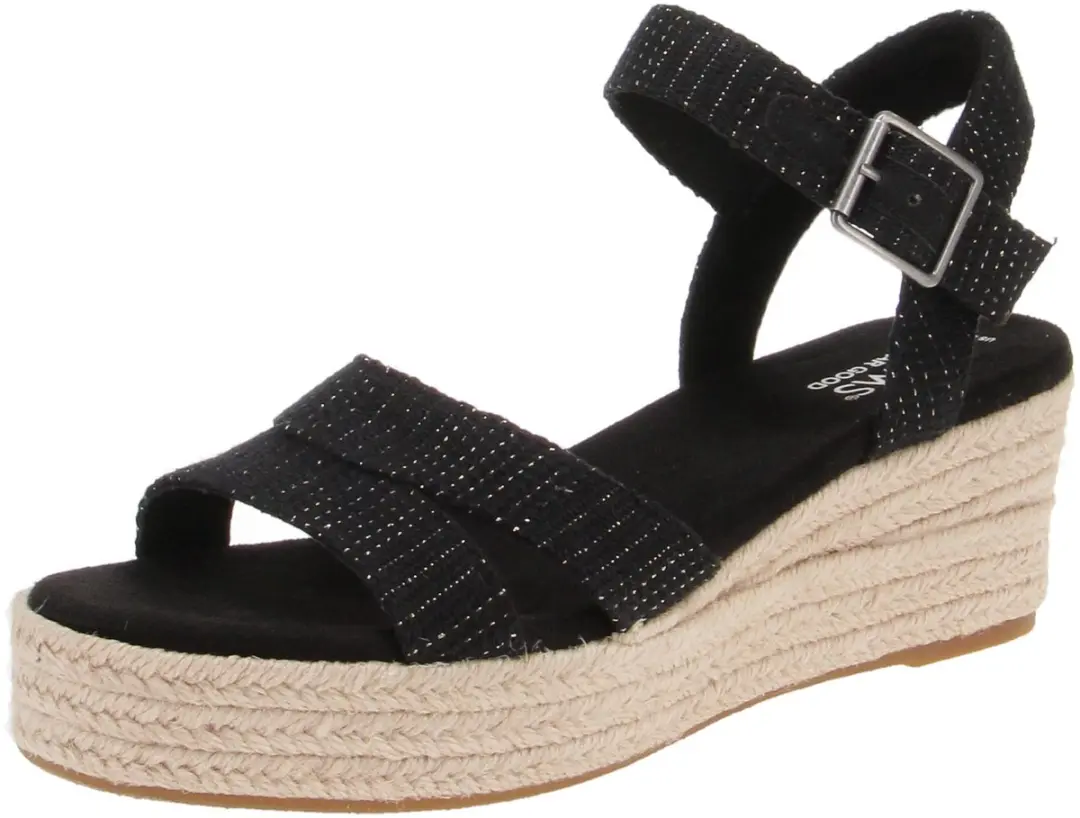 TOMS Audrey Damessandaal - Zwart - afbeelding 2 van 6
