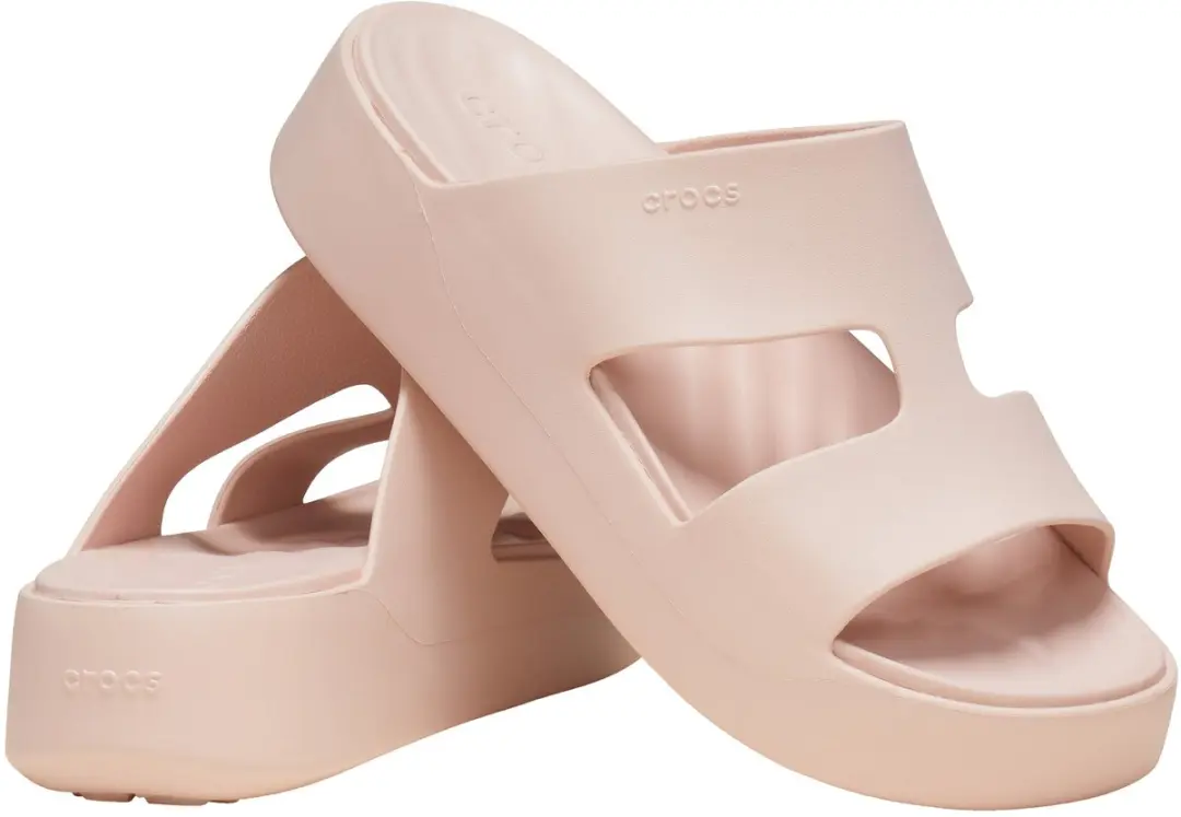 Crocs Getaway Platform H-Strap Slides - Roze - afbeelding 5 van 6
