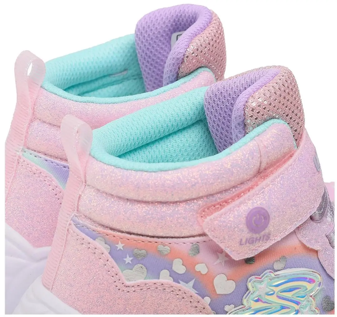 Skechers Lighted Unicorn Dreams Magical Dreamer 302332L-LPMT Sneakers - Roze - afbeelding 3 van 6