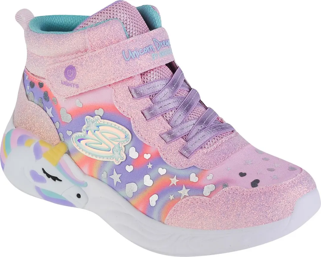 Skechers Lighted Unicorn Dreams Magical Dreamer 302332L-LPMT, voor meisje, Roze,