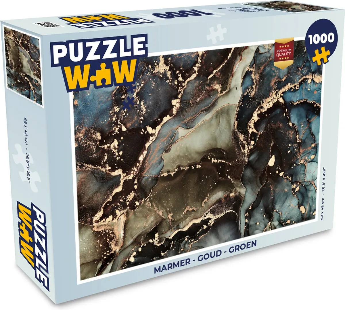 PuzzleWow Marmer Legpuzzel 1000 Stuks