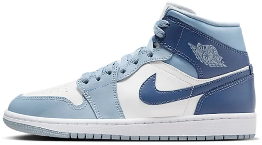 Jordan 1 Mid 'Diffused Blue' maat