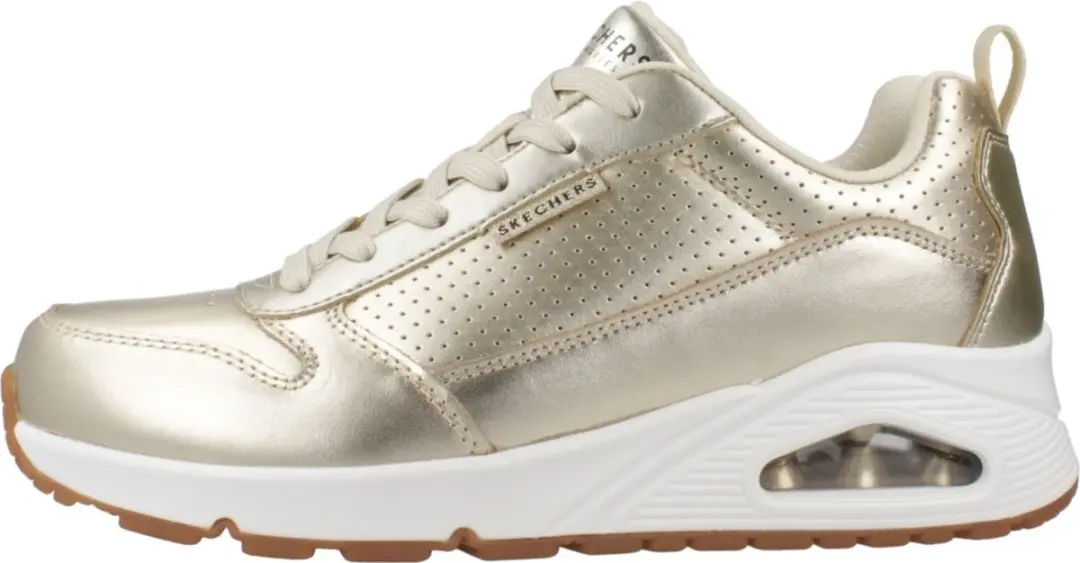 Skechers Uno Metallix Sneakers 107226 - Goud