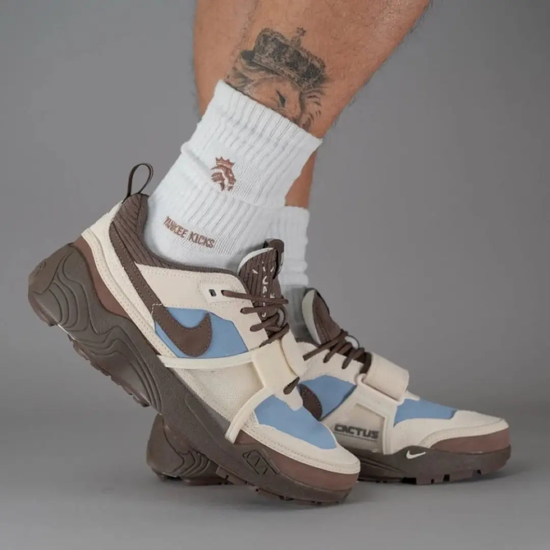 Nike Travis Scott Zoom Field Jaxx HQ3072-400 Sneakers - Triple White - afbeelding 3 van 6