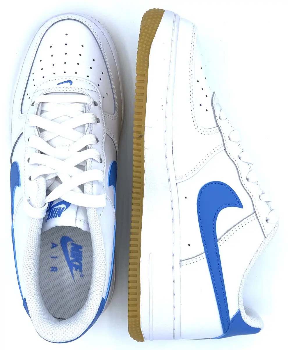 Nike Air Force 1 Sneakers 39 - Wit/Blauw - afbeelding 3 van 6