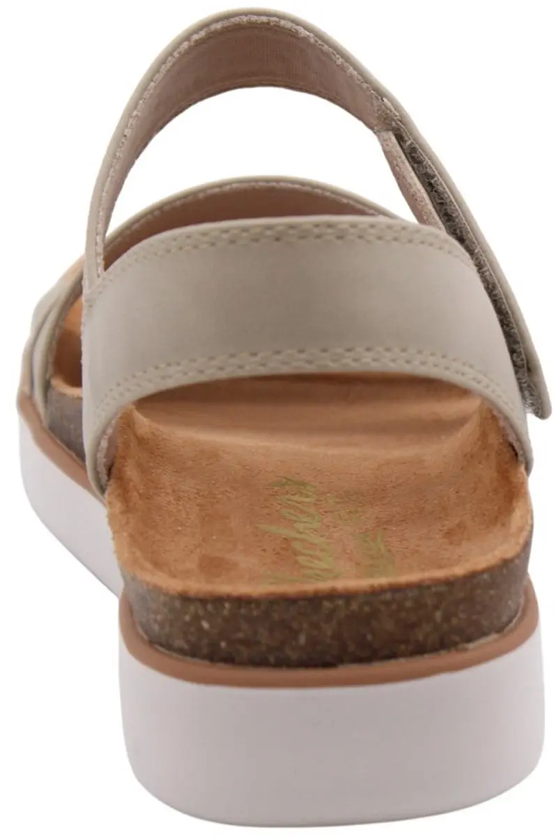 Skechers Lifted Comfort Dames Sandaal - Taupe - afbeelding 6 van 6