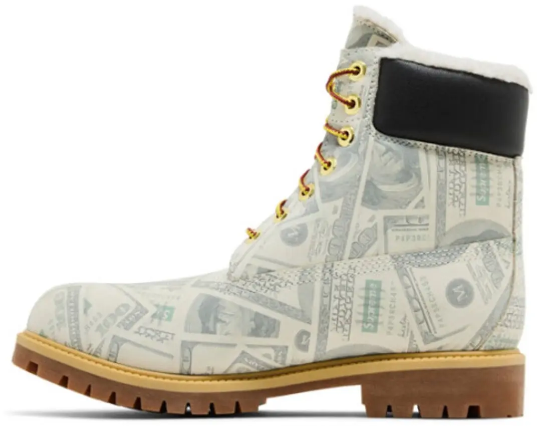 Timberland 6 Premium Waterproof Boot Supreme x MM6 Maison Margiela $100 Bills