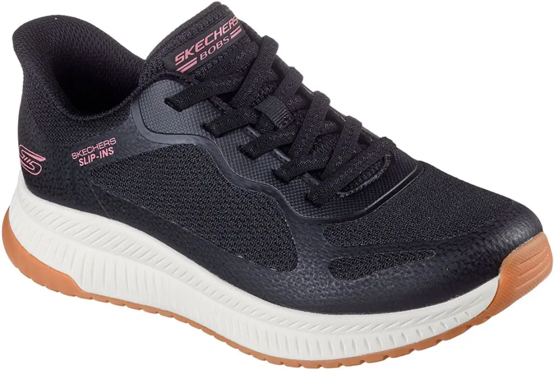 Skechers BOBS Squad 4 Slip-ins - Zwart - Maat 38