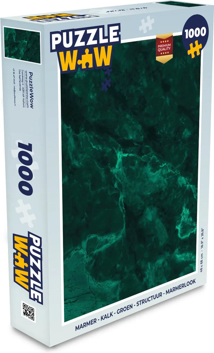 PuzzleWow Marmerlook Legpuzzel 1000 Stuks