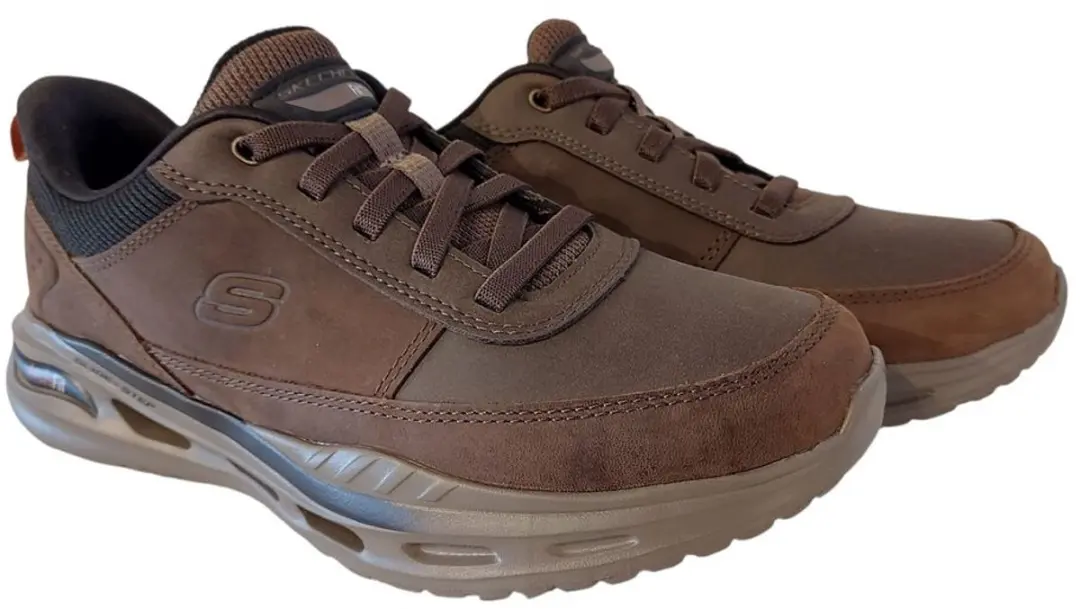 Skechers Veterschoen Hands-Free Slip-Ins 21098 Orvan Moxley Arch Fit - Bruin