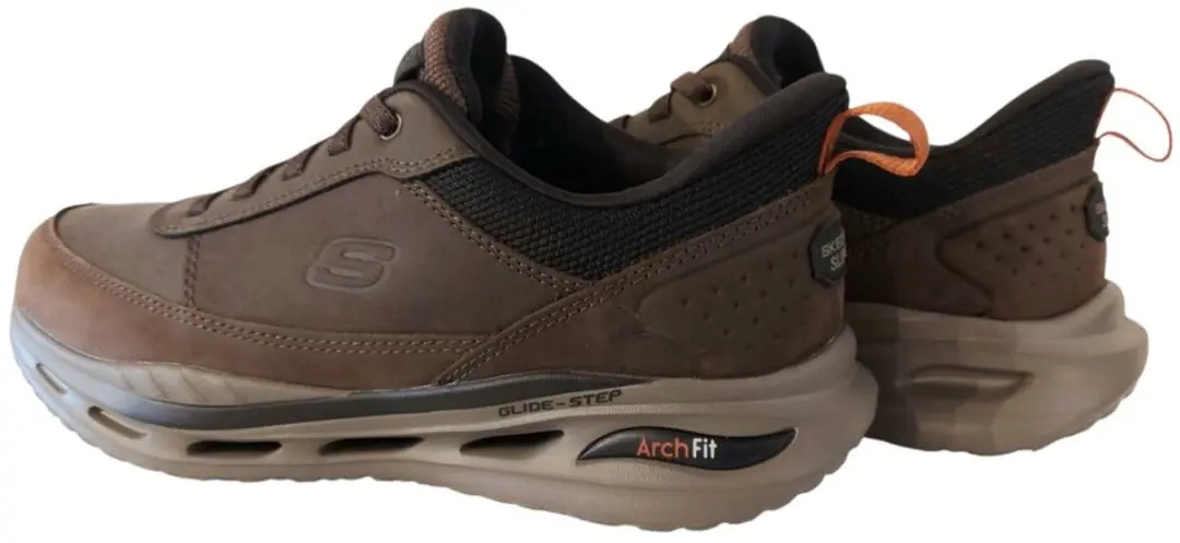 Skechers Veterschoen Hands-Free Slip-Ins 21098 Orvan Moxley Arch Fit - Bruin
