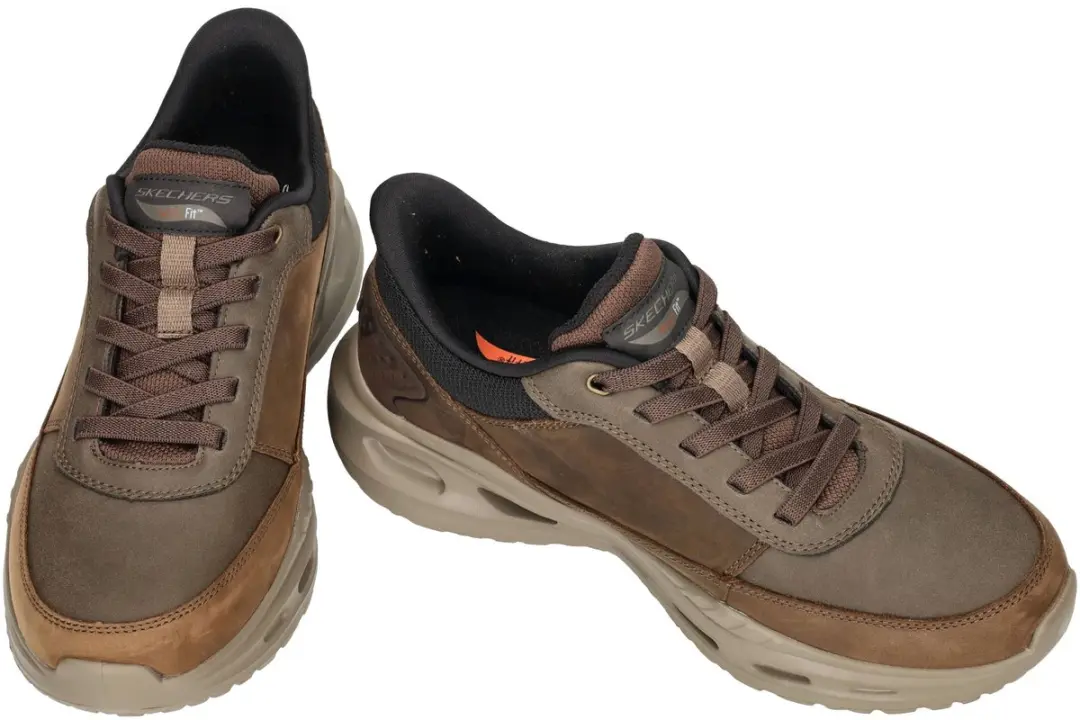 Skechers Veterschoen Hands-Free Slip-Ins 21098 Orvan Moxley Arch Fit - Bruin