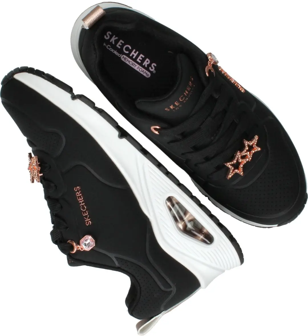 Skechers UNO GEN1 TRENDY JEWELS Meisjes Sneakers - 36 - afbeelding 5 van 6
