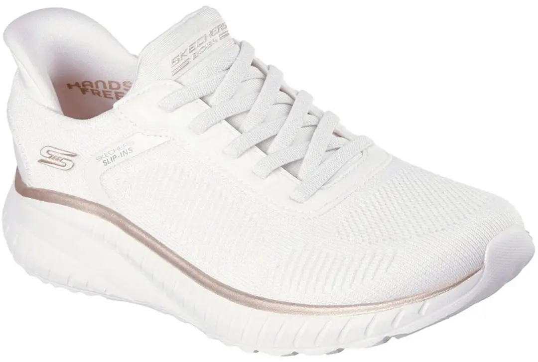Skechers Bobs Squad Chaos CURRENT MUSE Sneakers - Dames 40 - Wit/Goud - afbeelding 4 van 6