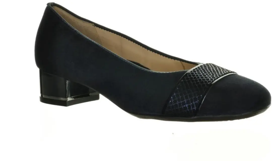 Dames Pump Blauw Comfort maat 39.5