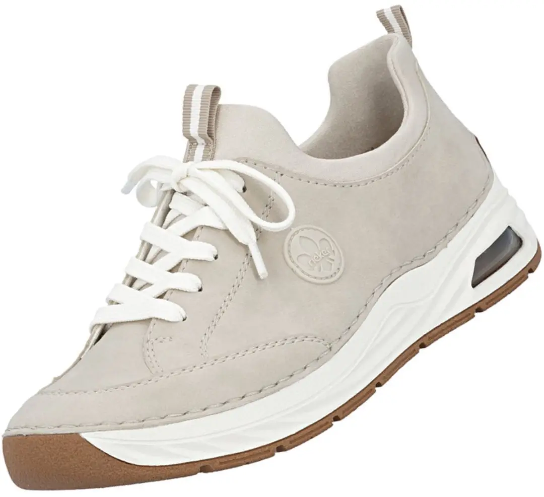 Rieker dames slip-on schoenen beige
