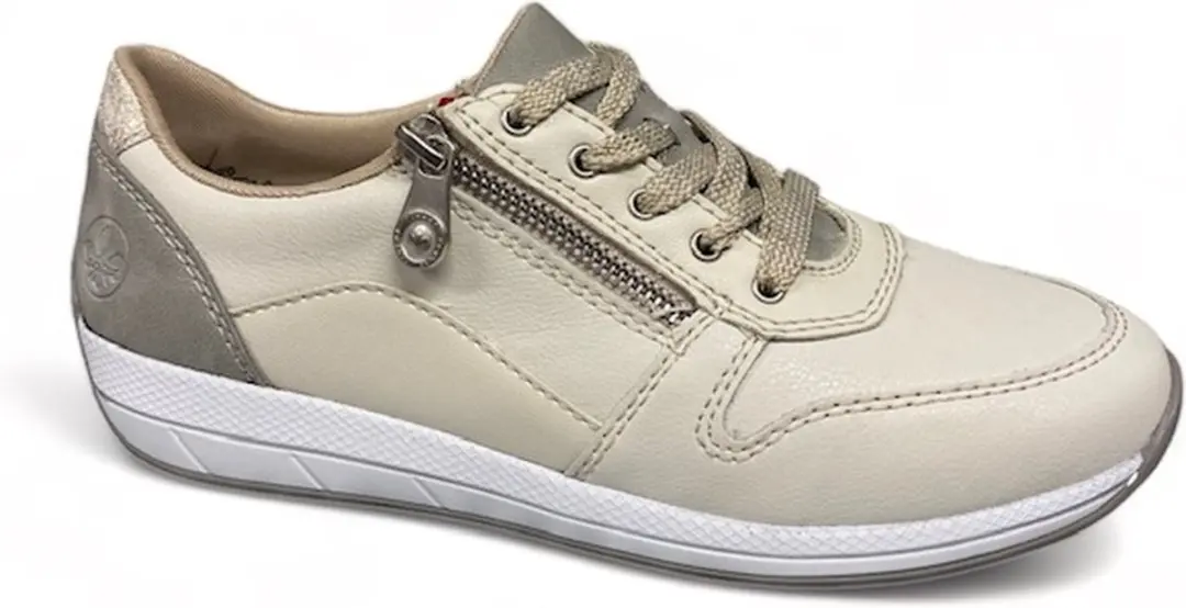Rieker N100-80 H Rock beige gold-veterschoen rieker MT 36