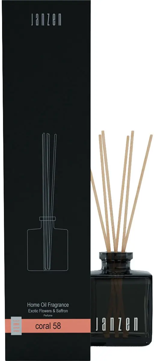 Janzen Home Fragrance Sticks Coral 58 - 200ml - Zwart