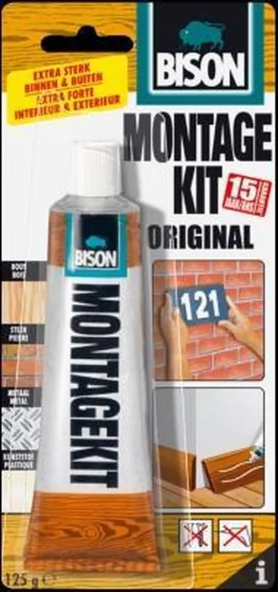 Bison Montagekit Original 125g - Steen
