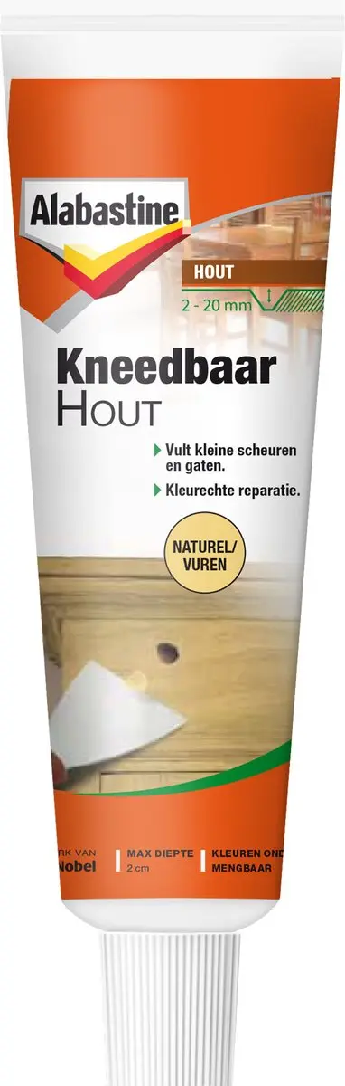 Alabastine Kneedbaar Hout Naturel 75g