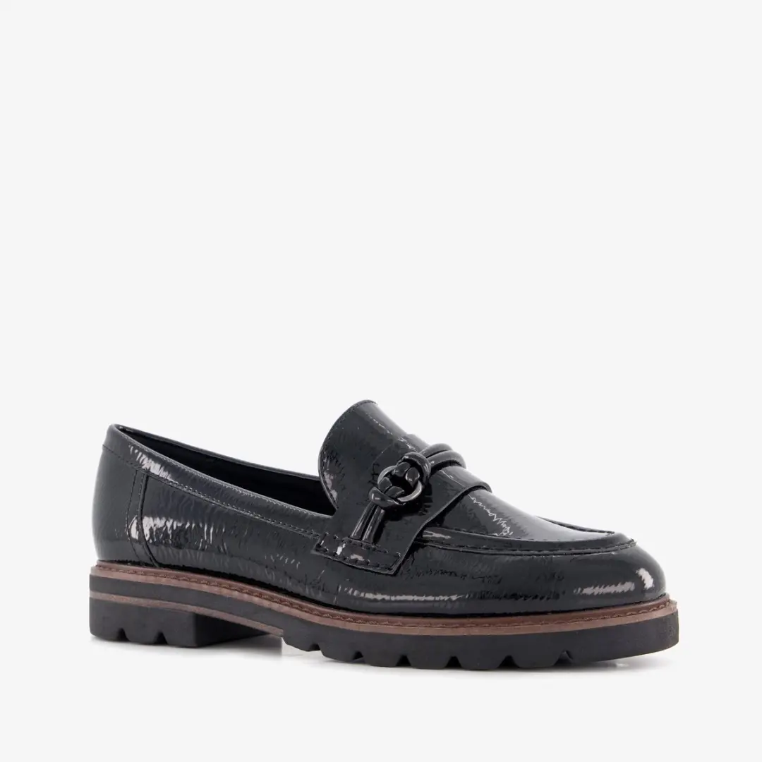 Marco Tozzi dames loafers zwart
