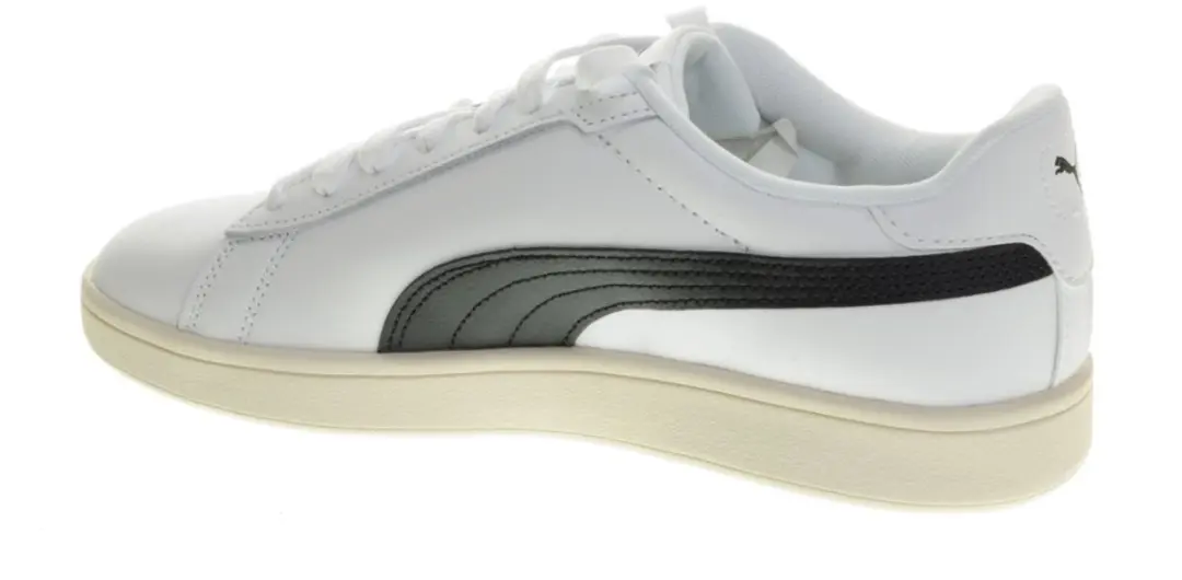PUMA Smash 3.0 L Unisex Sneakers - 46 - Wit/Zwart/Goud