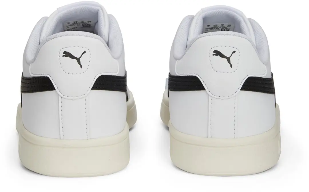 PUMA Smash 3.0 L Unisex Sneakers - 46 - Wit/Zwart/Goud