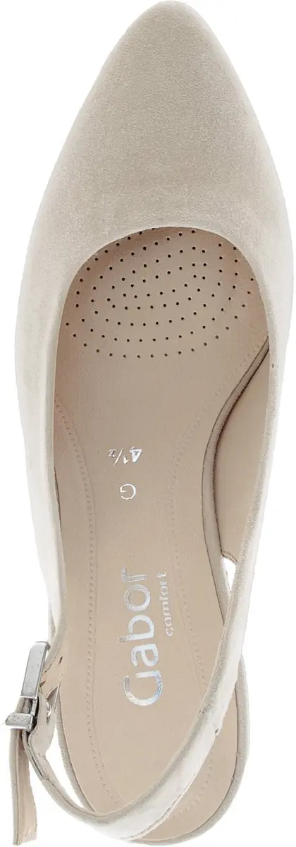 Gabor 260 Slingbacks Dames - Beige - Maat 37,5 - afbeelding 4 van 6