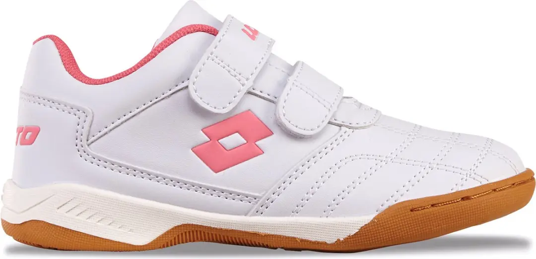 Lotto Shoes PACER K lage kindersneaker 2600110K wit/roze